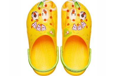 Crocs X Nongshim Classic Clog 'banana Kick' In Yellow
