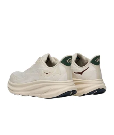 Hoka One One Clifton 9 Lace-up Sneakers In Neutral