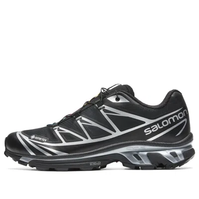 Salomon Performance-driven Xt 6 Gtx Sneakers Featuring Quicklace Technology In Black