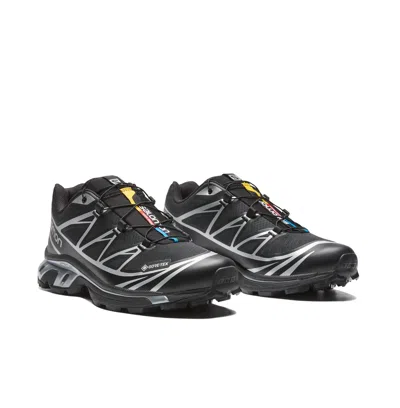Salomon Performance-driven Xt 6 Gtx Sneakers Featuring Quicklace Technology In Black