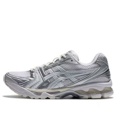 Asics X Jjjjound Gel-kayano 14 'silver White' In Gray