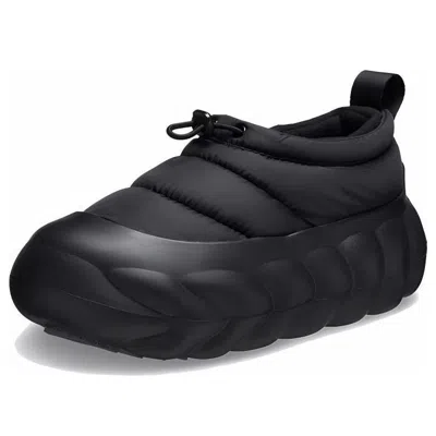 Crocs Overpuff Shorty Slip-on Sneakers In Black