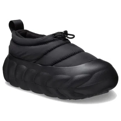 Crocs Overpuff Shorty Slip-on Sneakers In Black