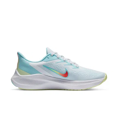 Nike (wmns)  Air Zoom Winflo 7 'white Glacier Ice' In Blue