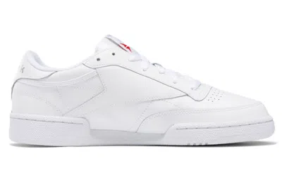 Reebok Round Toe Low-top Casual Shoes In White