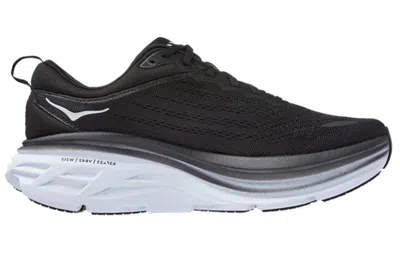 Hoka Bondi 8 Mesh-knit Sneakers In Black