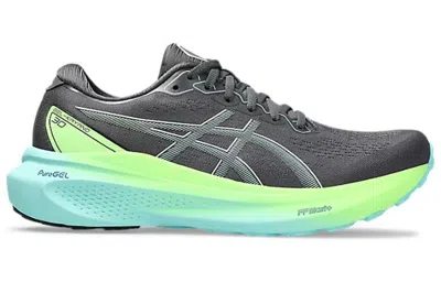 Asics Men's Kayano 30 Shoes In Carrier Grey/illuminate Mint In Gray