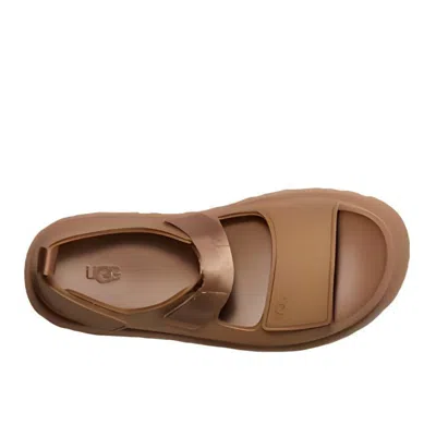 Ugg Goldenglow Flatform Sandals In Brown