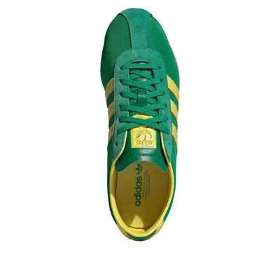 Adidas Originals Womens Green Pure Sulfur Gold M Tokyo Woven Low-top Trainers In Multi