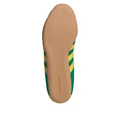 Adidas Originals Womens Green Pure Sulfur Gold M Tokyo Woven Low-top Trainers In Multi