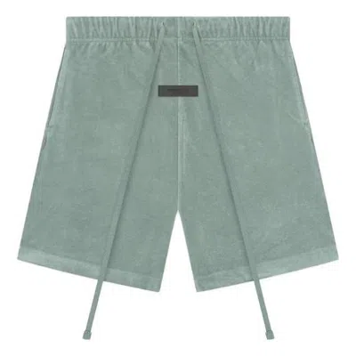 Essentials Fear Of God  Ss23 Sweatshort 'sycamore' In Blue