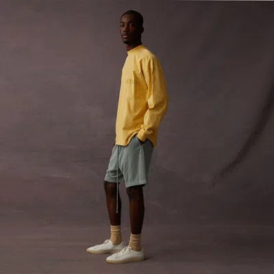 Essentials Fear Of God  Ss23 Sweatshort 'sycamore' In Blue