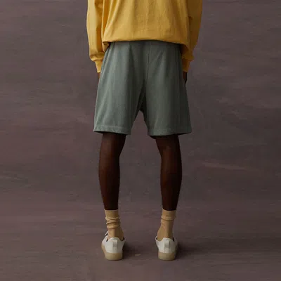 Essentials Fear Of God  Ss23 Sweatshort 'sycamore' In Blue