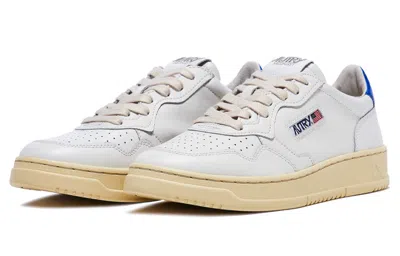 Autry White Leather Low Top Sneakers In White
