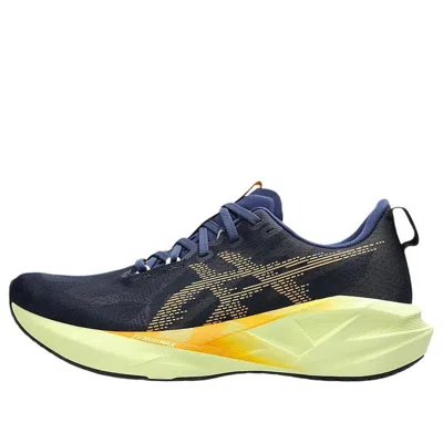 Asics Novablast 5 2e Wide 'indigo Blue Amber' In Multi