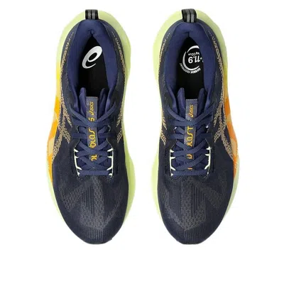 Asics Novablast 5 2e Wide 'indigo Blue Amber' In Multi
