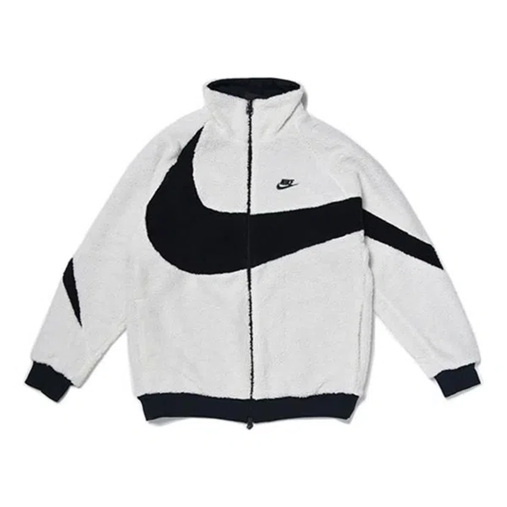 Nike Big Swoosh Reversible Boa Jacket (asia Sizing) 'white' | ModeSens
