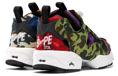 Reebok X Bape Instapump Fury Og Sneakers In Multi