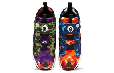 Reebok X Bape Instapump Fury Og Sneakers In Multi