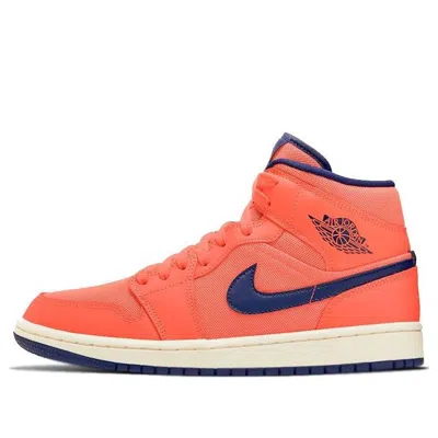 Air Jordan (wmns)  1 Mid 'turf Orange' In Red