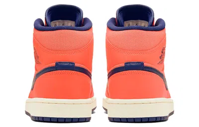 Air Jordan (wmns)  1 Mid 'turf Orange' In Red
