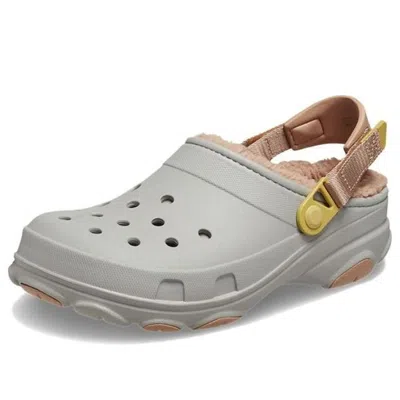 Crocs All Terrain Lined Clog 'grey Brown' In Multi