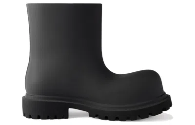 Balenciaga 55mm Steroid Rubber Boots In Black