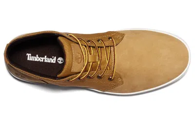 Timberland Davis Square Chukka Leather And Fabric Boots 'wheat' In Multi