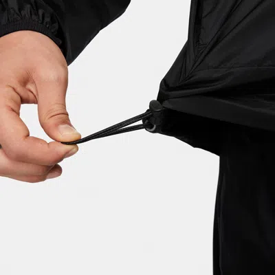 Nike Acg Cinder Cone Logo-embroidered Nylon Hooded Jacket In Black