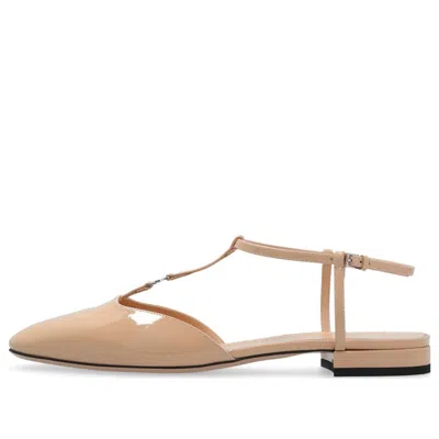 Gucci (wmns)  New Denim Ballerina Flats 'pink' In Neutral