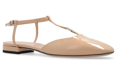 Gucci (wmns)  New Denim Ballerina Flats 'pink' In Neutral
