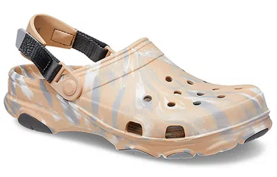 Crocs Classic All Terrain Clogs In Cream Marble-neutral