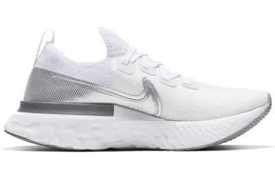 Nike (wmns)  React Infinity Run Flyknit 'white Metallic Silver'