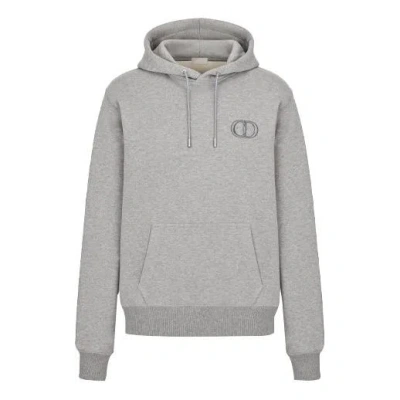 Dior Ss21 Embroidered Logo Pattern Gray