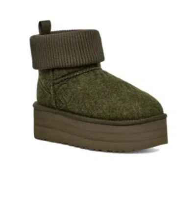 Ugg (wmns)  Classic Mini Platform Felted 'forest Night' In Multi