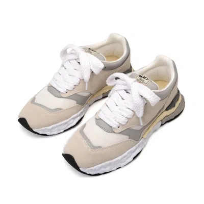Miharayasuhiro George Original Sole Mixed Material Low Top Sneaker In White