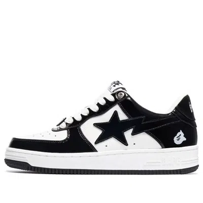 A Bathing Ape Star Patch Low-top Sneakers In Black