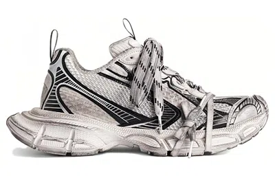 Balenciaga Dark Grey Sneakers In White