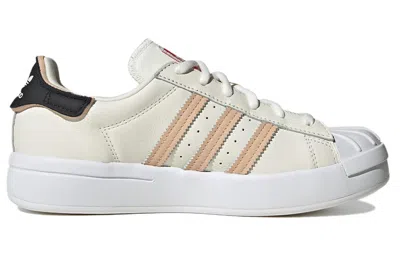 Adidas Originals (wmns)  Superstar Ayoon Shoes ' Off White Better Scarlet' In Neutral
