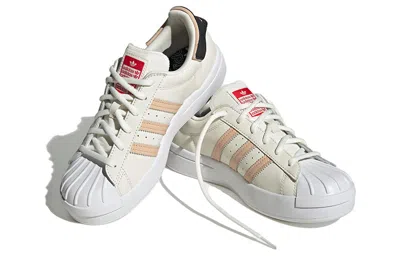 Adidas Originals (wmns)  Superstar Ayoon Shoes ' Off White Better Scarlet' In Neutral