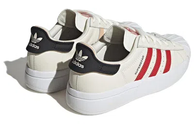 Adidas Originals (wmns)  Superstar Ayoon Shoes ' Off White Better Scarlet' In Neutral
