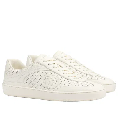 Gucci G74 Gg Suede & Fabric Sneakers