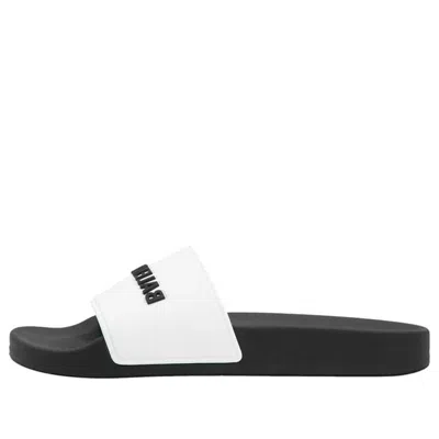 Balenciaga Slides In White