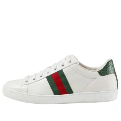 Gucci (wmns)  Ace 'green Crocodile' In Multi