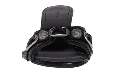 Balenciaga Sandali Cagole Donna Pelle Nero In Black