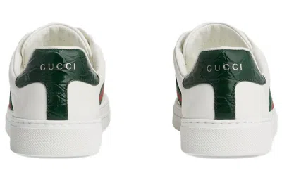 Gucci Women Ace Leather Sneakers In Multi