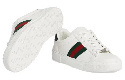 Gucci Women Ace Leather Sneakers In Multi