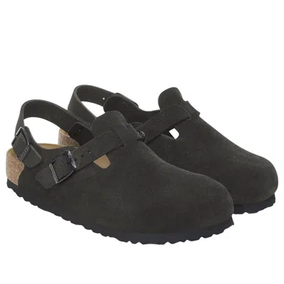 Birkenstock Closed-toe Sandals With Adjustable Buckle Straps In Black