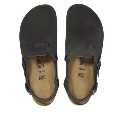 Birkenstock Closed-toe Sandals With Adjustable Buckle Straps In Black