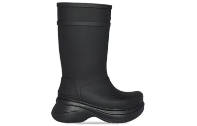 Balenciaga X Crocs Water Resistant Boot In Black